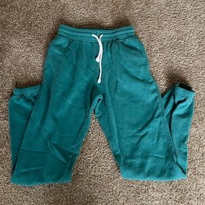 Teal sweatpants